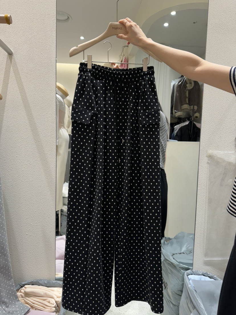 MARKE-P韓國代購女裝新品真品休閑推薦熱賣職業休閑褲褶皺MARKE-P休閑褲圖色2