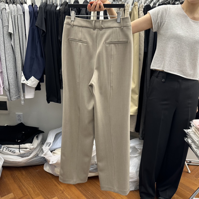MOANA東大門直郵女裝新品推薦時尚休閑真品25春夏職業休閑褲MOANA休閑褲