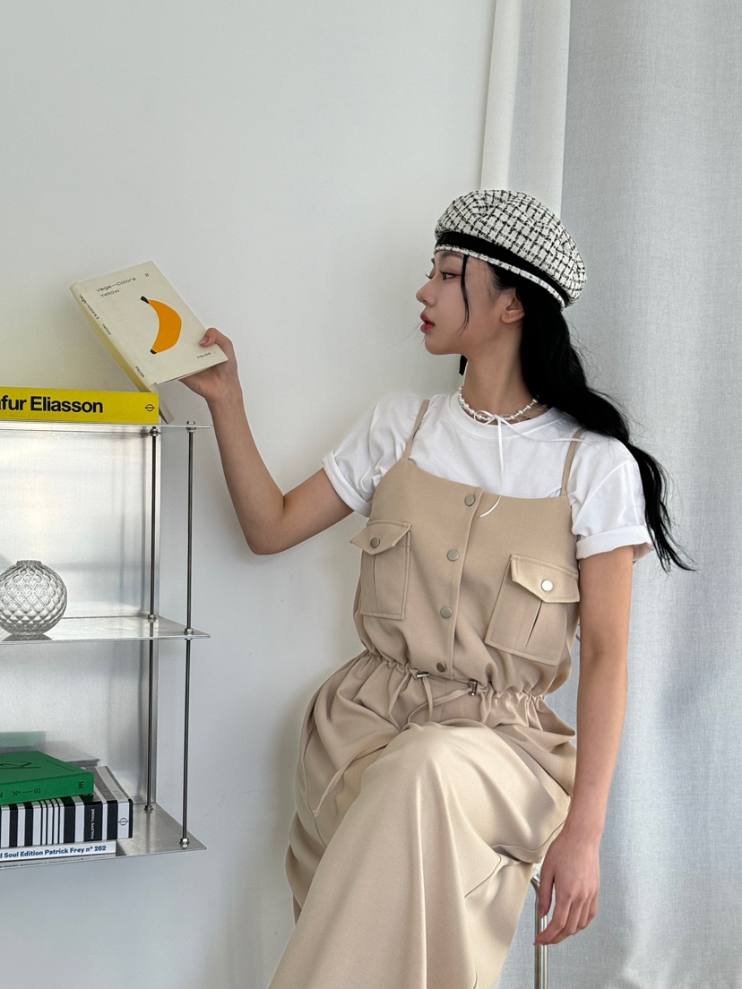 RE:FRESH-L東大門直郵女士新品休閑時尚人氣25春夏熱賣連體褲RE:FRESH連體褲
