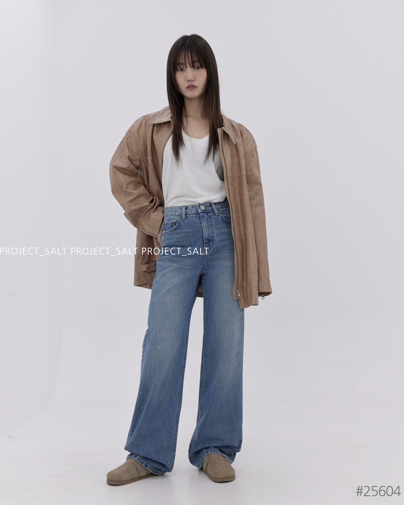 PROJECT SALT(此品牌名稱會遭售假投訴,建議淘寶店鋪商品名稱中不要使用)東大門代購女裝新品職業牛仔褲PROJECTSALT牛仔褲