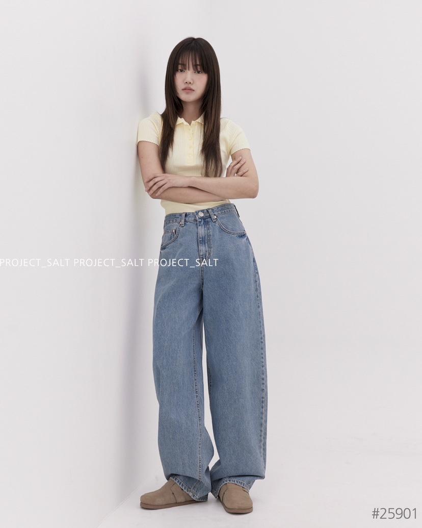 PROJECT SALT韓國直郵女士新款時尚牛仔褲PROJECTSALT牛仔褲