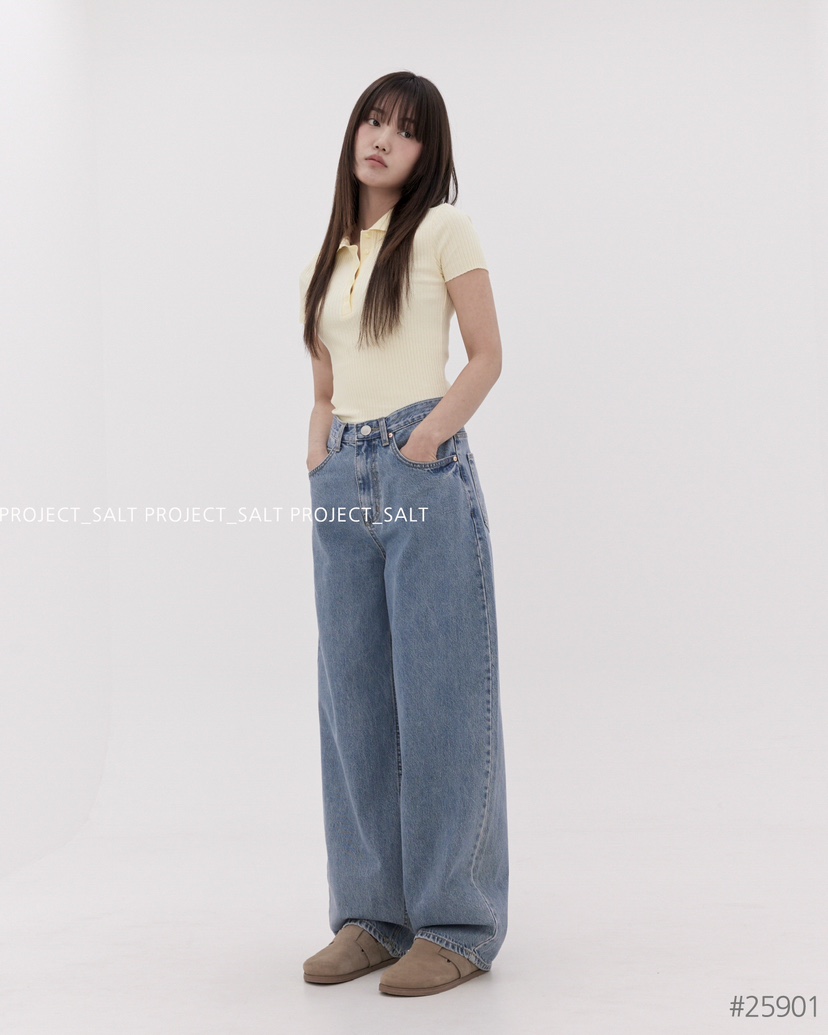 PROJECT SALT韓國直郵女士新款時尚牛仔褲PROJECTSALT牛仔褲