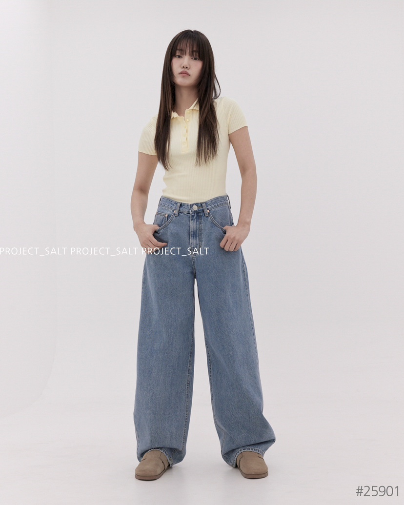 PROJECT SALT韓國直郵女士新款時尚牛仔褲PROJECTSALT牛仔褲