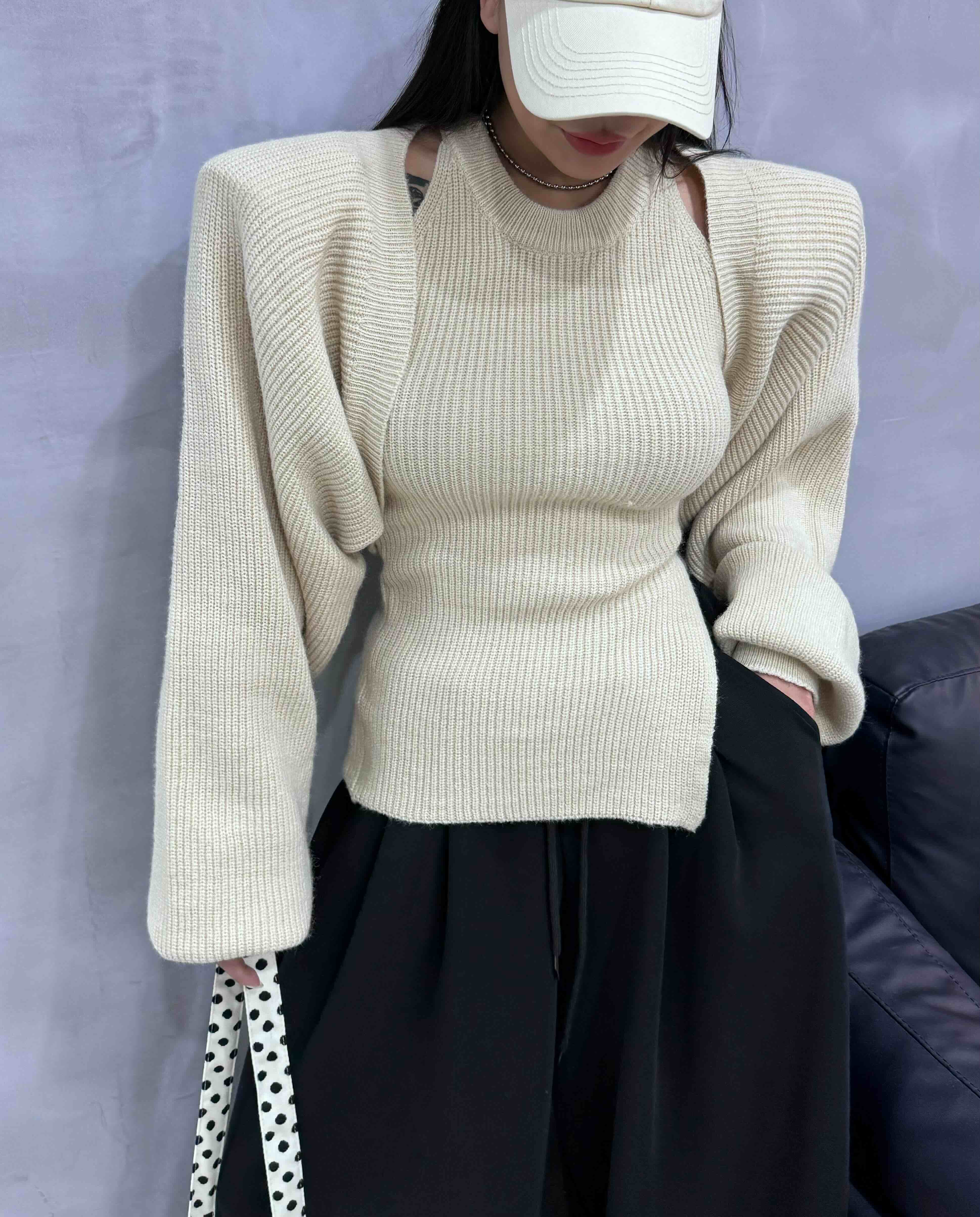 BLACK BABI韓國直郵女裝新款職業休閑熱賣人氣時尚25春夏套裝BLACK BABI套裝