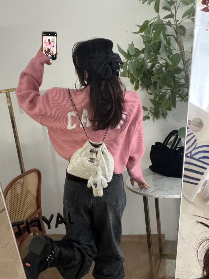BLACK BABI東大門代購女裝新品時尚人氣職業熱賣針織衫拉鏈BLACK BABI針織衫