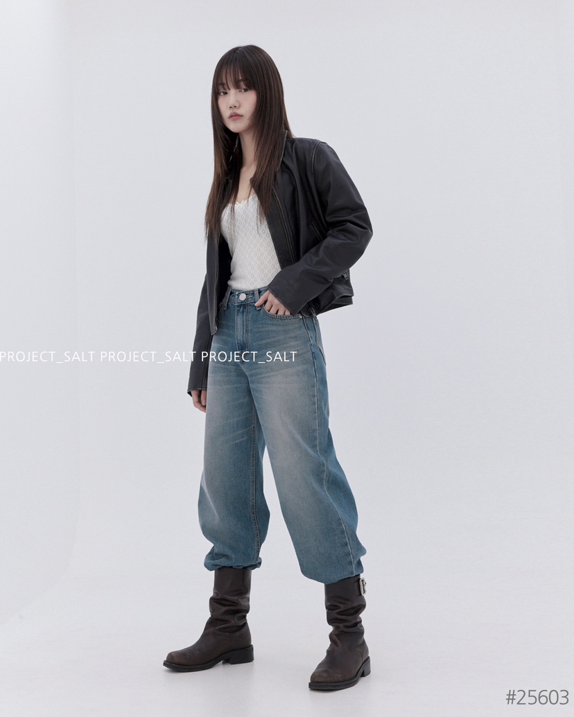 PROJECT SALT東大門直郵女士新品休閑牛仔褲PROJECTSALT牛仔褲