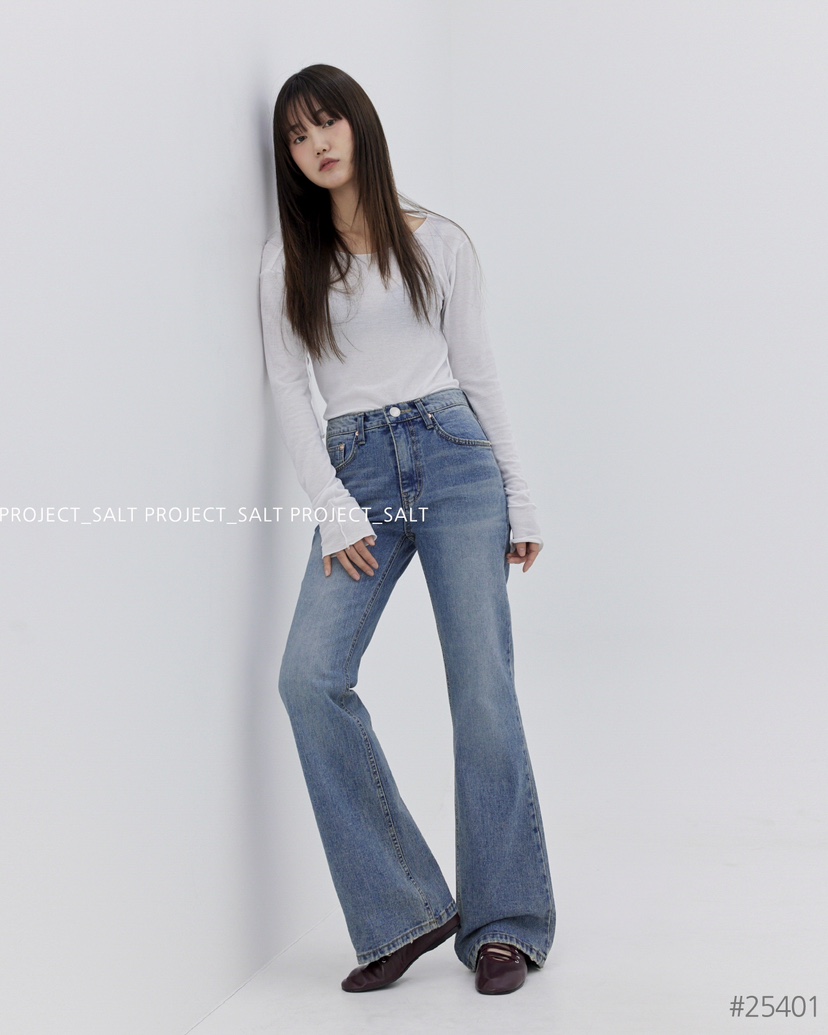 PROJECT SALT東大門代購女裝新品休閑牛仔褲PROJECTSALT牛仔褲