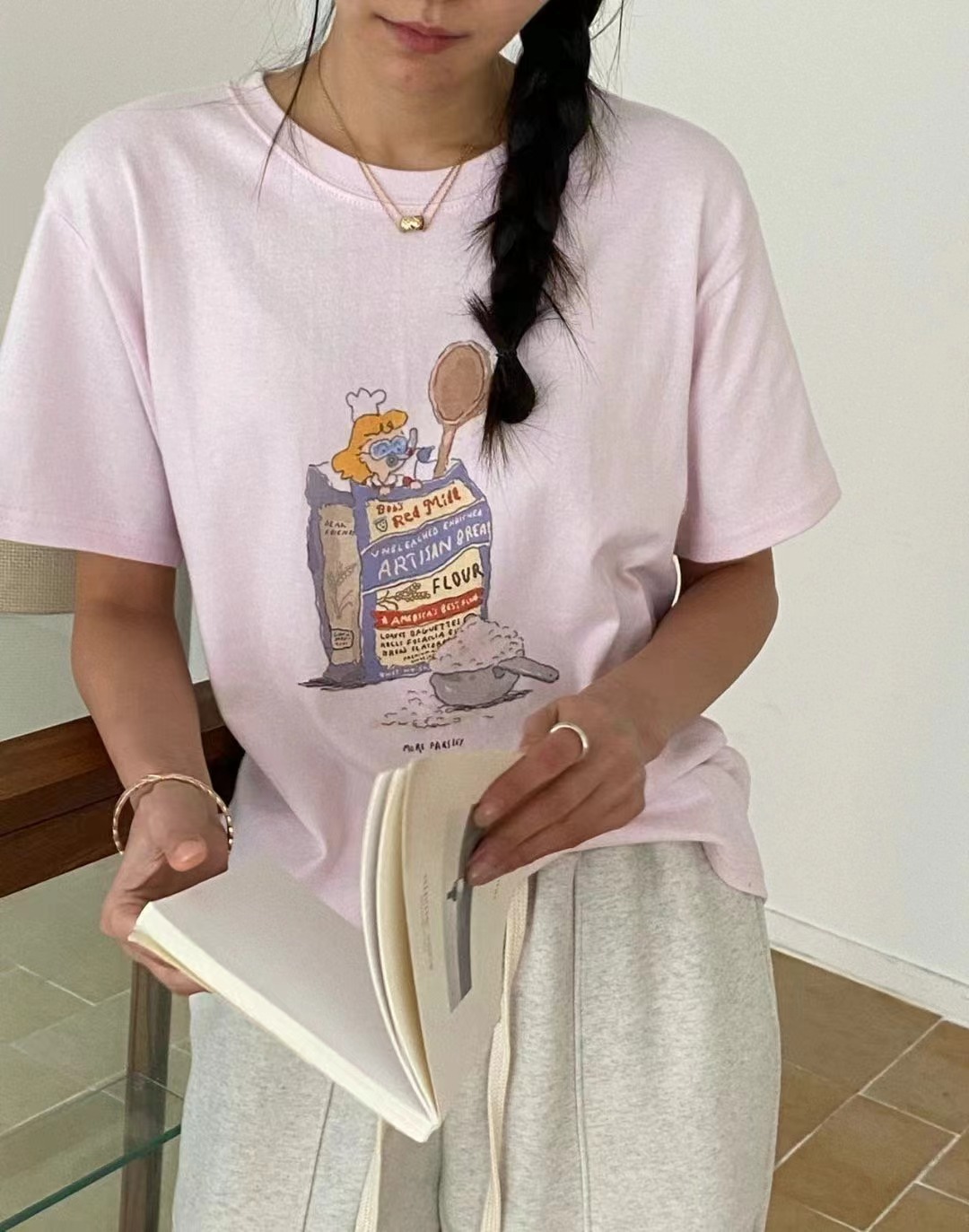 ANN DIANA-앤다이아나-T東大門代購女裝新款人氣休閑T恤ANN DIANAT恤圖色3