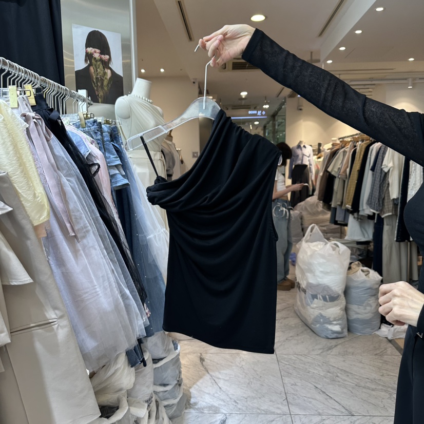 CHEAP-CHIC東大門直郵女士新品休閑時尚熱賣人氣吊帶背心褶皺CHEAP-CHIC/CHARLES THE SECOND吊帶/背心圖色2