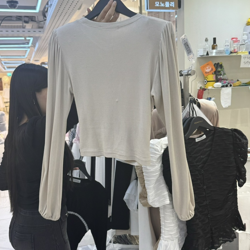 MONOPOLY韓國直郵女士新品25春夏推薦熱賣時尚休閑人氣長袖T恤KC MARKET長袖T恤