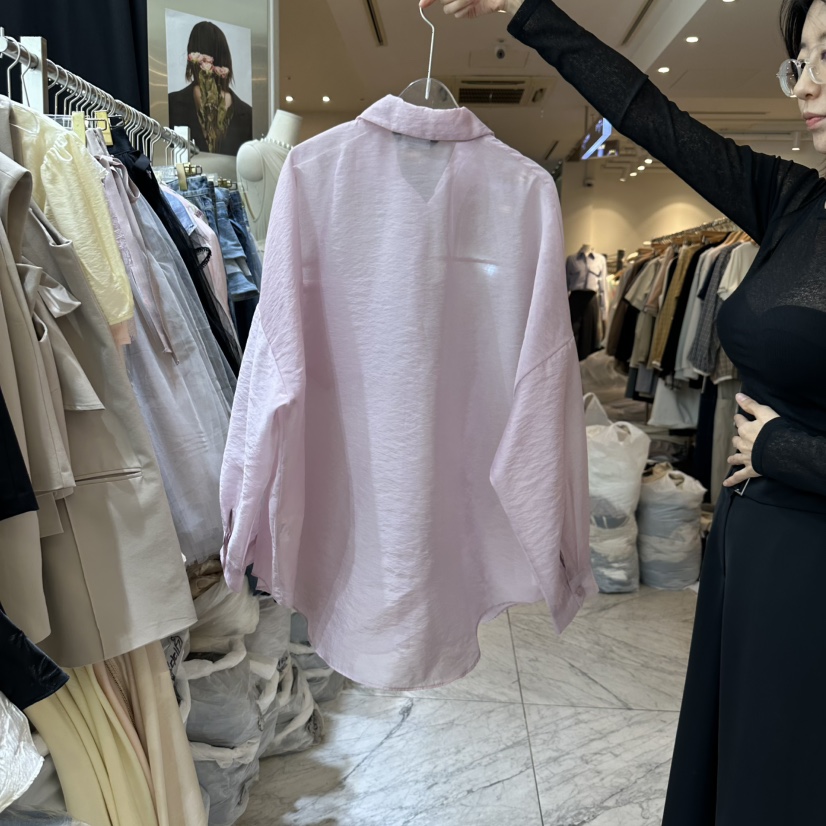 CHEAP-CHIC韓國直郵女裝新品時尚熱賣休閑人氣25春夏襯衫蕾絲衫CHEAP-CHIC/CHARLES THE SECOND襯衫/蕾絲衫