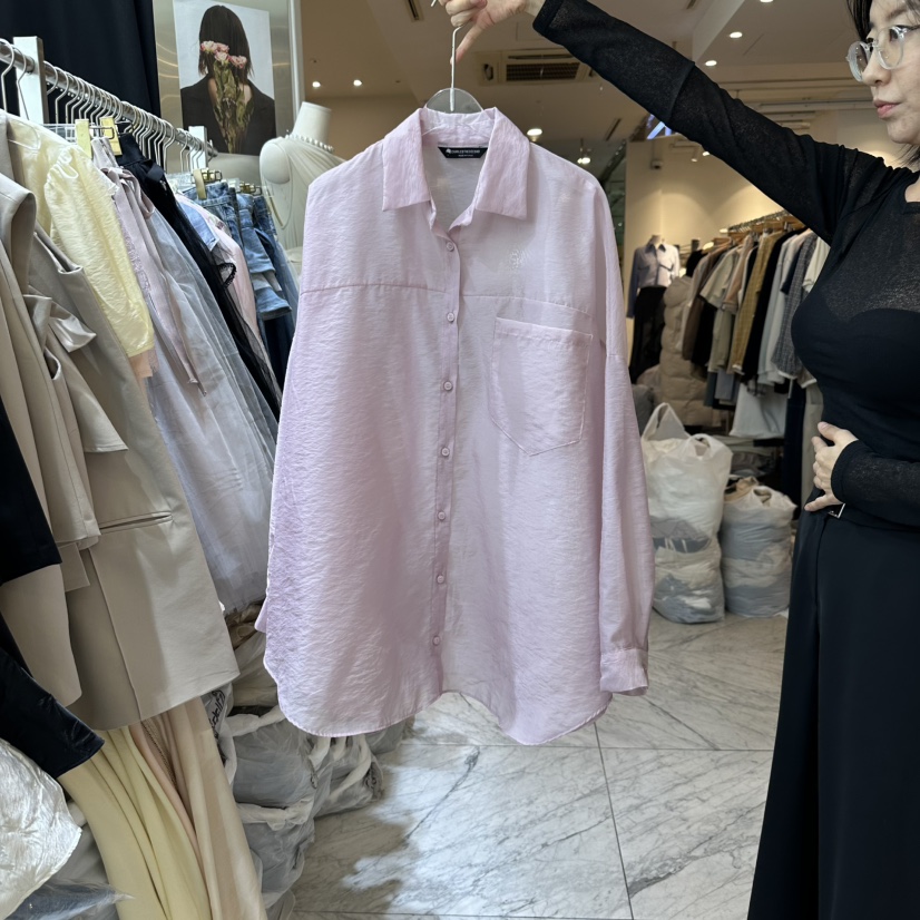 CHEAP-CHIC韓國直郵女裝新品時尚熱賣休閑人氣25春夏襯衫蕾絲衫CHEAP-CHIC/CHARLES THE SECOND襯衫/蕾絲衫圖色2