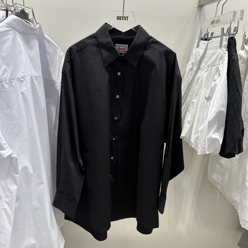 OUTFIT韓國直郵女士新款職業推薦25春夏熱賣休閑襯衫蕾絲衫OUTFIT襯衫/蕾絲衫圖色2
