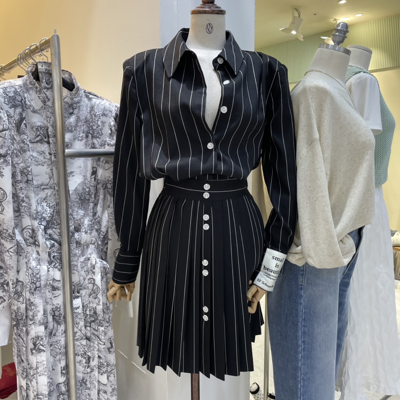 INNO東大門代購女裝新品推薦熱賣時尚休閑人氣真品職業連衣裙INNO連衣裙