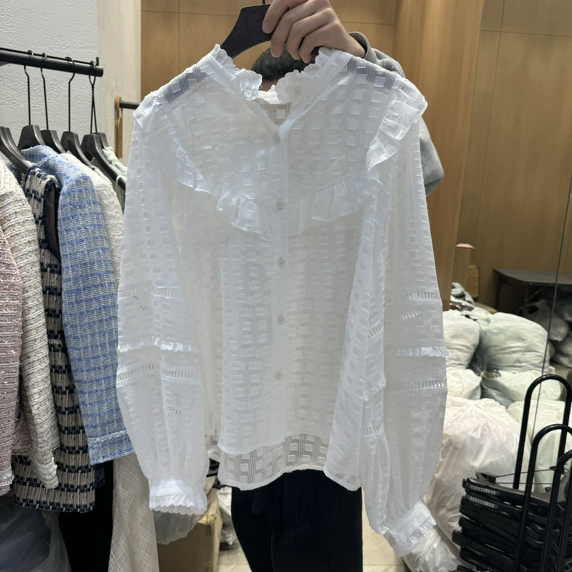 TRIPLE SEVEN韓國代購女士新品真品熱賣職業時尚襯衫蕾絲衫TRIPLE SEVEN襯衫/蕾絲衫圖色1