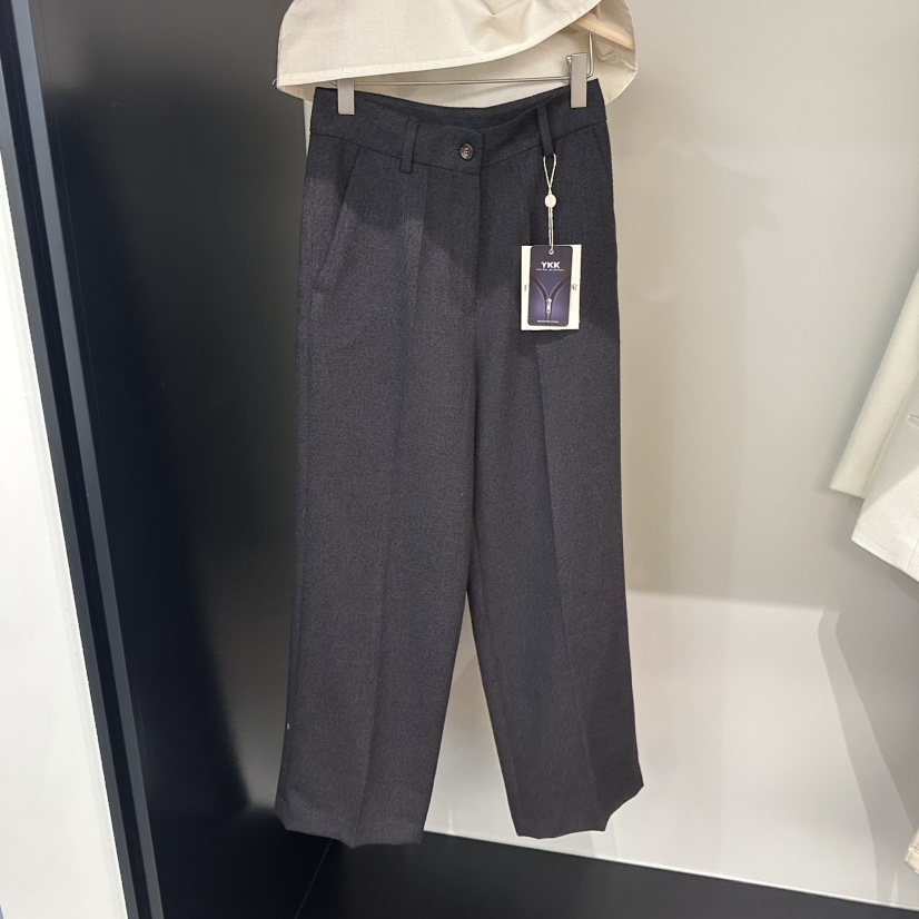 FRENCH DOOR韓國代購女士新品推薦休閑時尚人氣休閑褲粗花呢FRENCH DOOR休閑褲圖色2