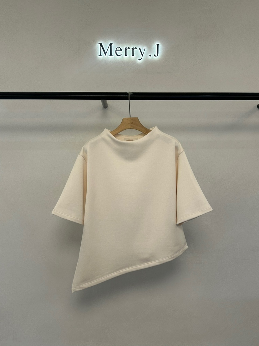 MERRY-J韓國直郵女士新款人氣真品時尚25春夏職業熱賣推薦T恤MERRY-JT恤圖色2