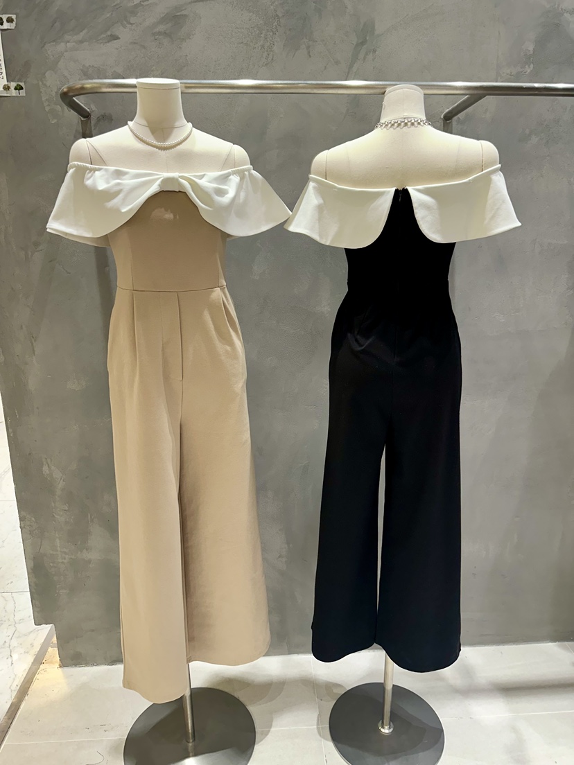 KIFF韓國直郵女士新款熱賣25春夏人氣時尚職業真品休閑連體褲KIFF連體褲