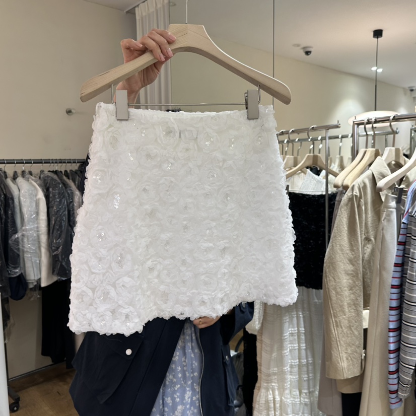 MUSHROOM-A東大門代購女裝新品25春夏職業推薦人氣時尚短裙MUSHROOM短裙