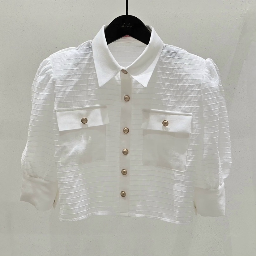 LOTTIMO韓國直郵女裝新品職業真品休閑熱賣人氣25春夏襯衫蕾絲衫LOTTIMO襯衫/蕾絲衫圖色1