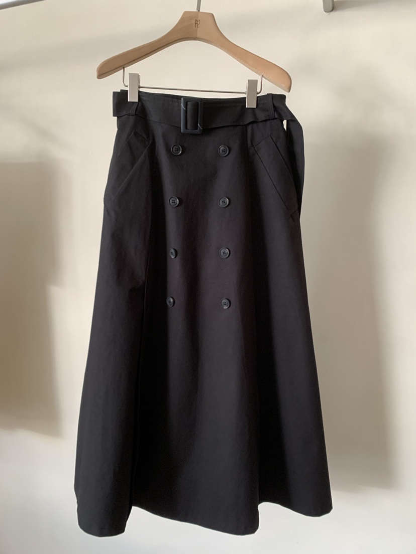 MUSHROOM-A東大門代購女裝新品真品休閑25春夏推薦長裙含腰帶MUSHROOM長裙圖色2