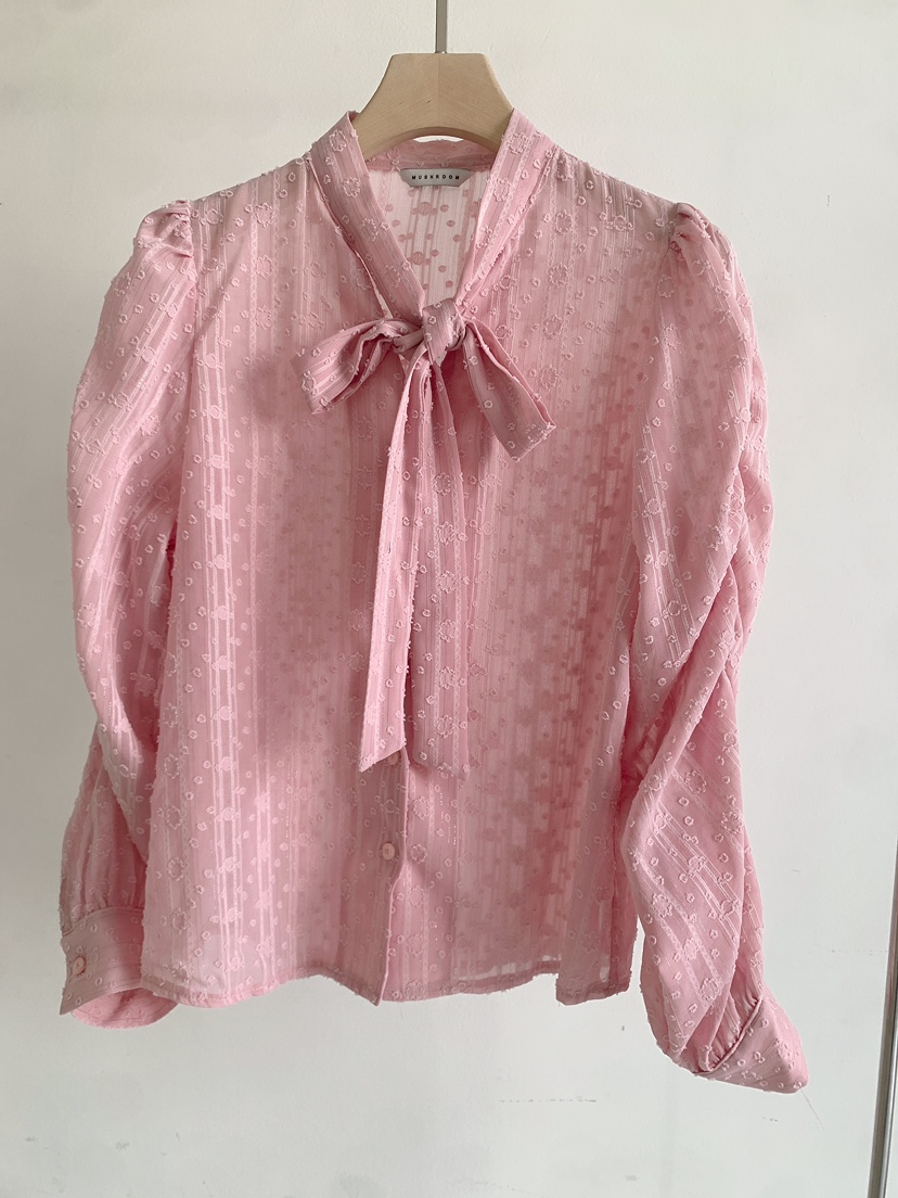 MUSHROOM-A東大門實拍女裝新款人氣推薦休閑熱賣襯衫蕾絲衫MUSHROOM襯衫/蕾絲衫圖色2