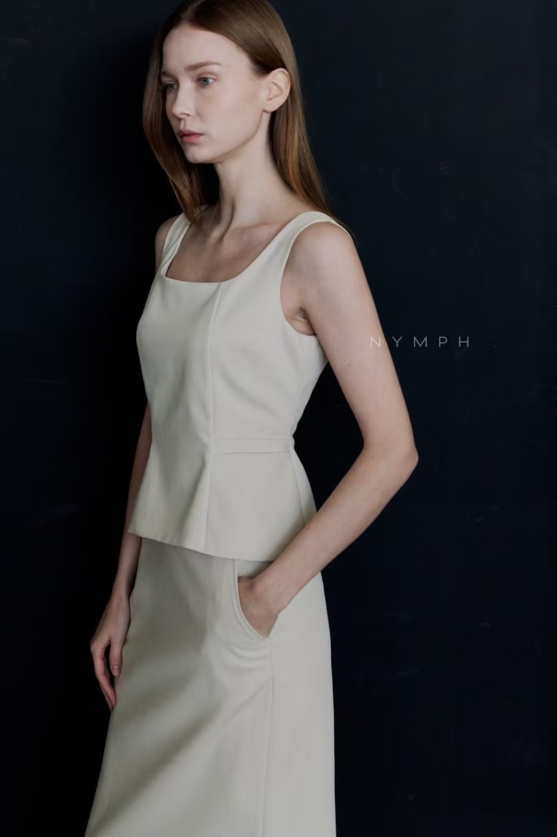 NYMPH東大門直郵女士新品推薦25春夏職業熱賣真品時尚吊帶背心NYMPH吊帶/背心