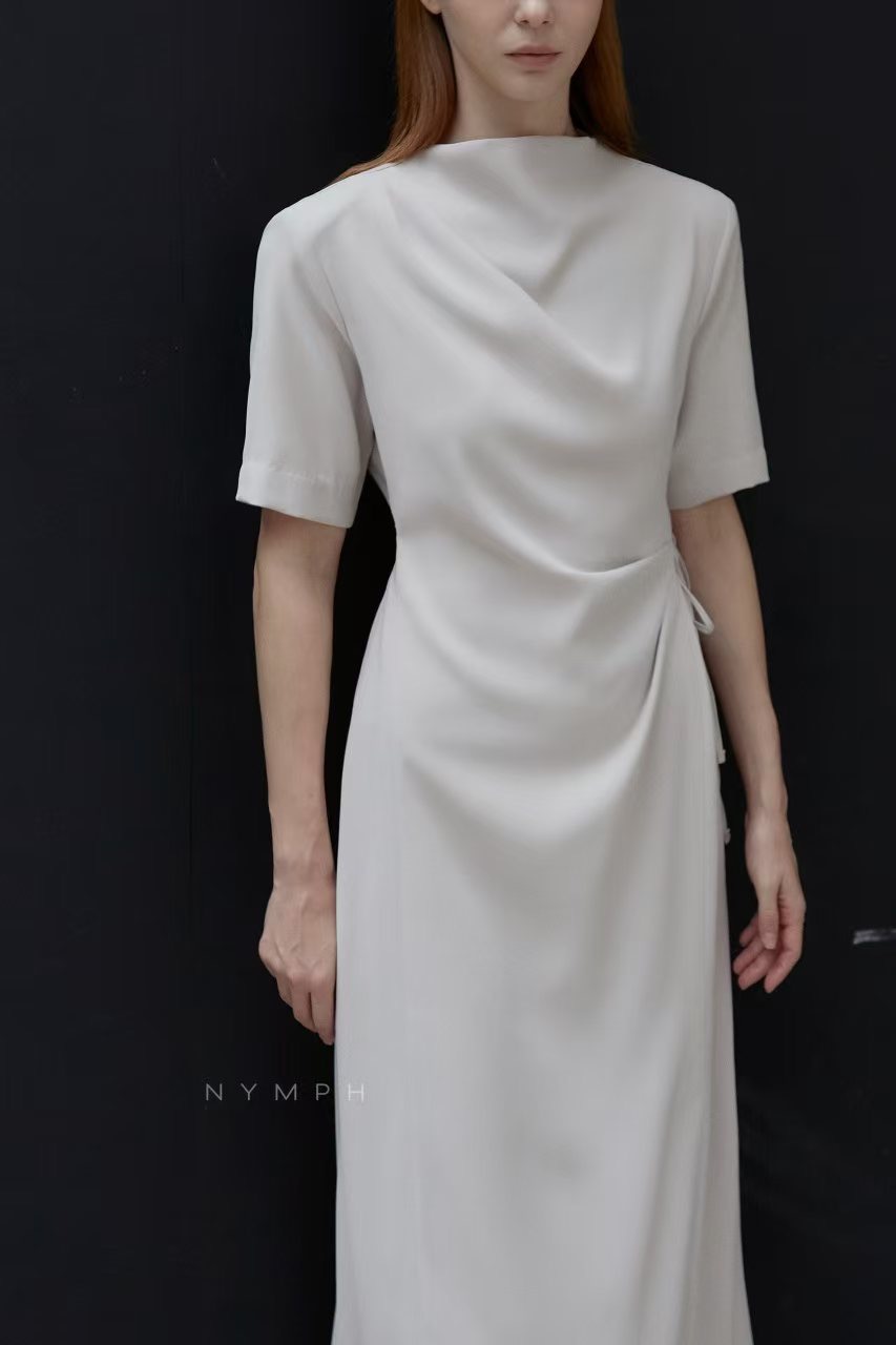NYMPH東大門實拍女裝新品休閑推薦25春夏真品熱賣時尚連衣裙NYMPH連衣裙