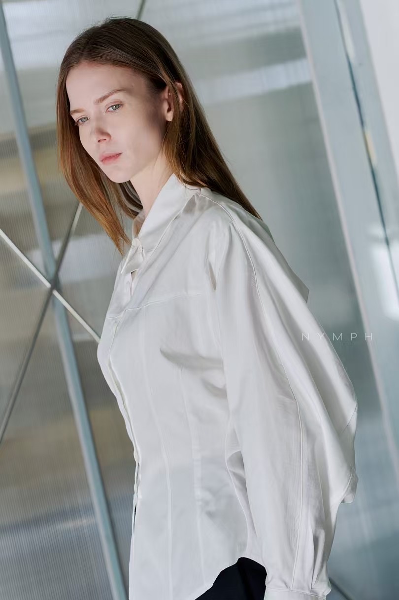 NYMPH韓國直郵女裝新款推薦時尚休閑職業人氣真品襯衫蕾絲衫NYMPH襯衫/蕾絲衫