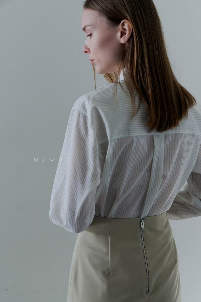 NYMPH韓國直郵女士新款真品人氣25春夏推薦職業熱賣襯衫蕾絲衫NYMPH襯衫/蕾絲衫