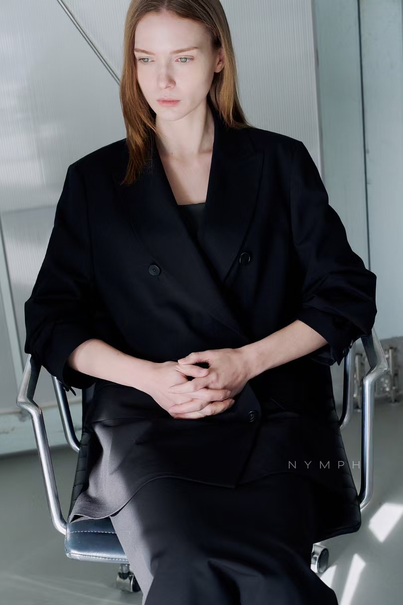 NYMPH東大門直郵女士新款25春夏熱賣職業休閑時尚人氣真品夾克NYMPH夾克