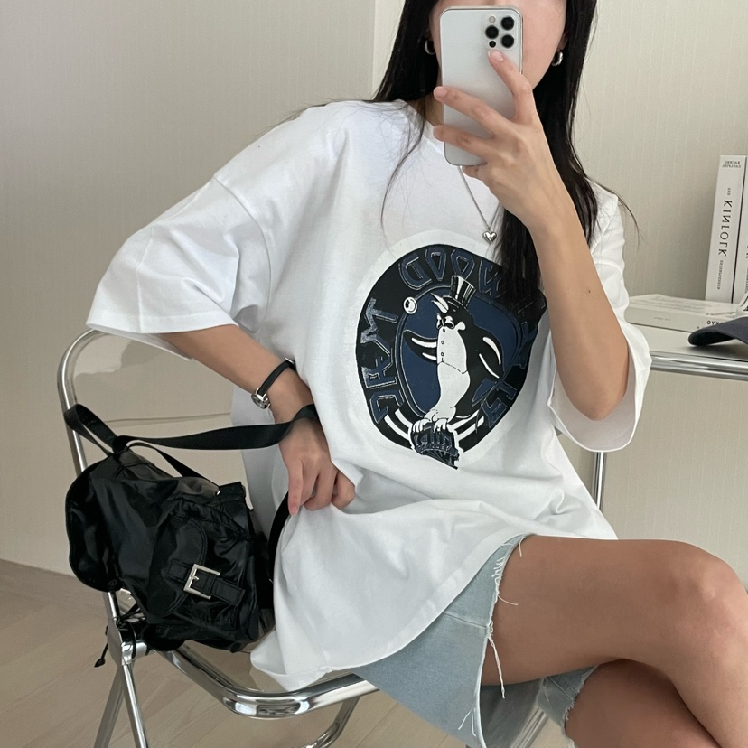 FROMJINI東大門代購女士新款真品25春夏時尚人氣熱賣休閑T恤FROMJINIT恤