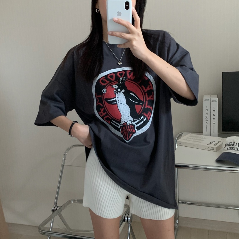 FROMJINI東大門代購女士新款真品25春夏時尚人氣熱賣休閑T恤FROMJINIT恤