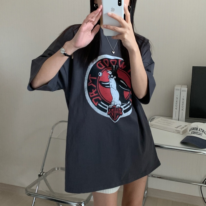 FROMJINI東大門代購女士新款真品25春夏時尚人氣熱賣休閑T恤FROMJINIT恤