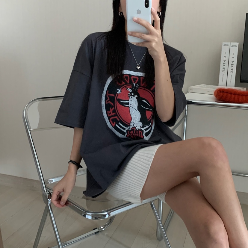 FROMJINI東大門代購女士新款真品25春夏時尚人氣熱賣休閑T恤FROMJINIT恤