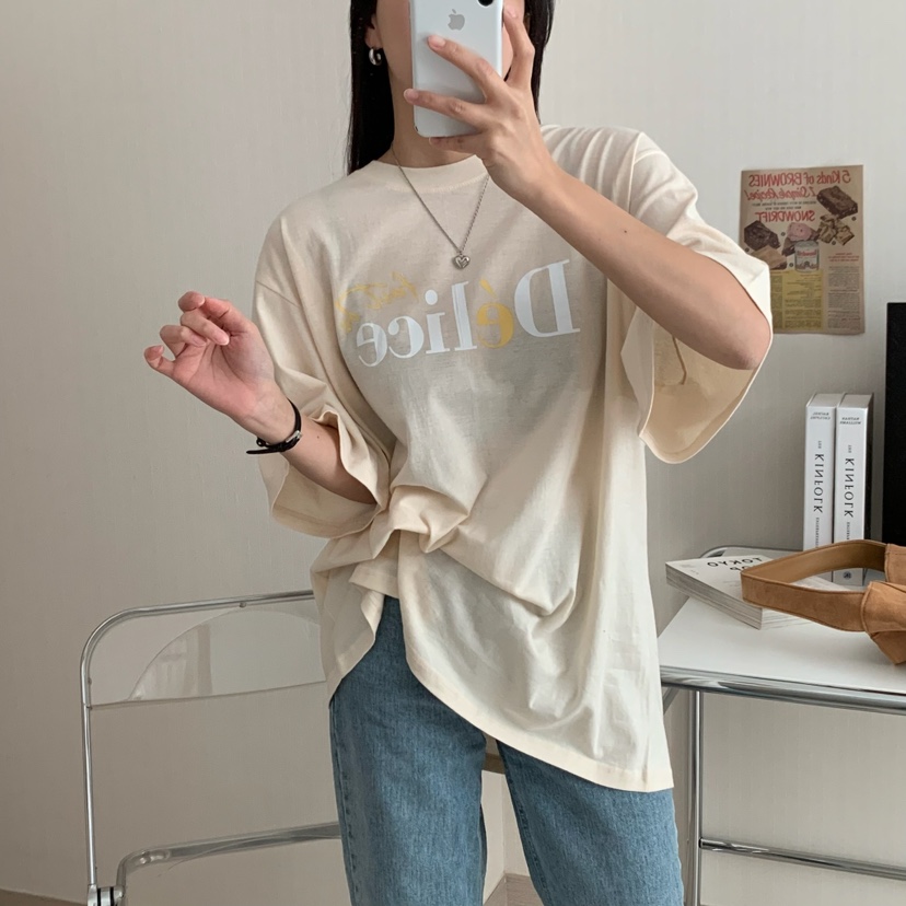 HELLO JINI東大門代購女士新品時尚熱賣推薦休閑真品人氣T恤HELLO JINIT恤