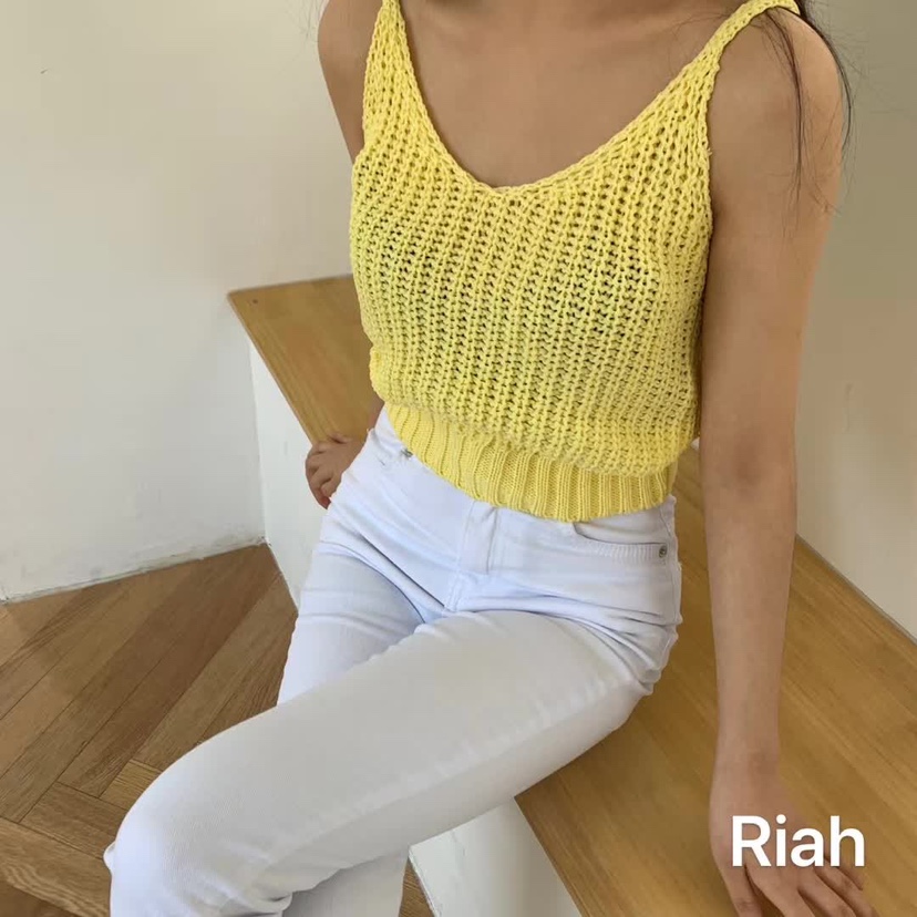 RIAH韓國直郵㊣女裝新品職業時尚熱賣休閑推薦人氣吊帶背心RIAH吊帶/背心