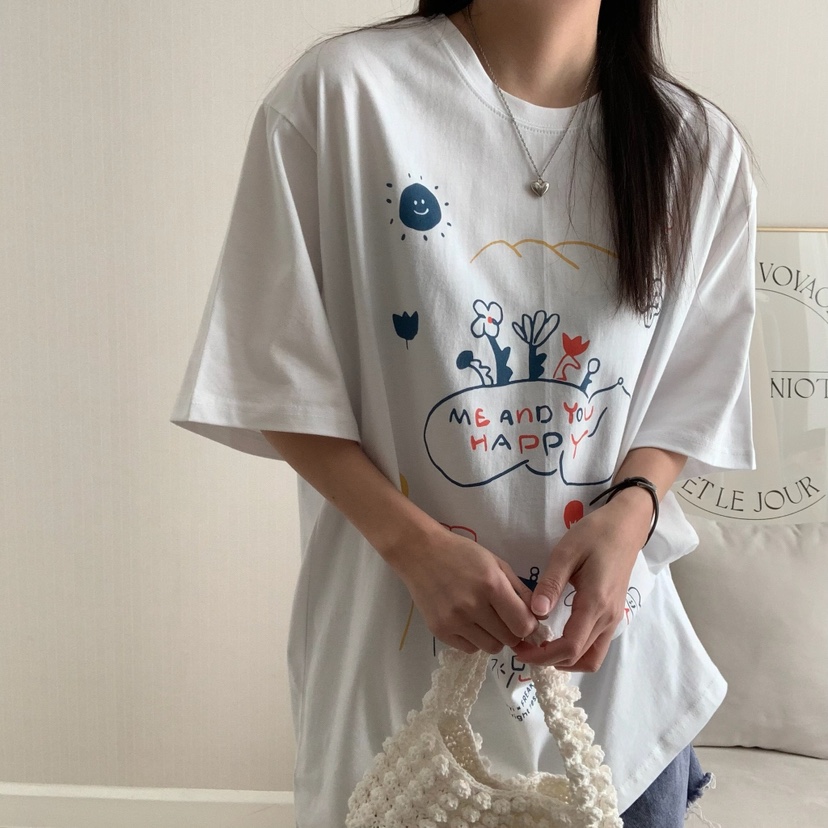 FROMJINI韓國直郵㊣東大門實拍女裝新款人氣職業休閑時尚T恤FROMJINIT恤