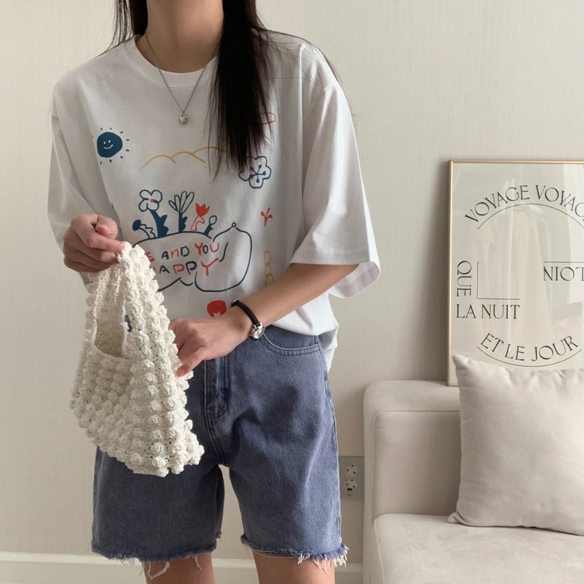 FROMJINI韓國直郵㊣東大門實拍女裝新款人氣職業休閑時尚T恤FROMJINIT恤