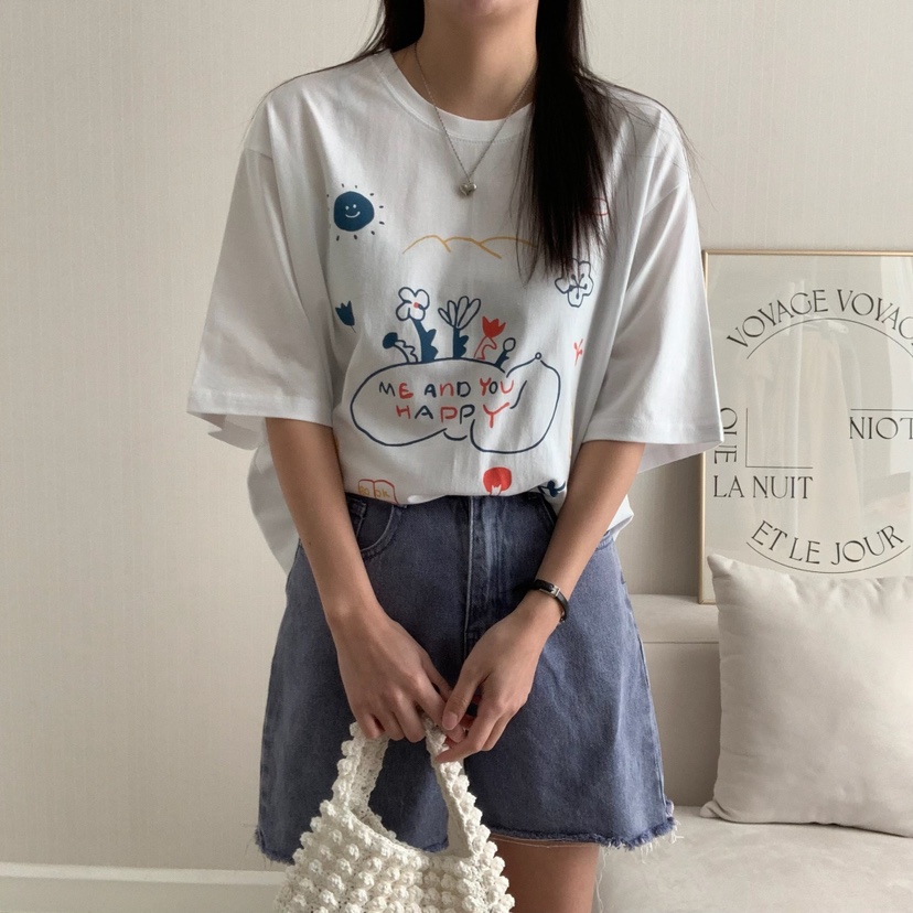 FROMJINI韓國直郵㊣東大門實拍女裝新款人氣職業休閑時尚T恤FROMJINIT恤