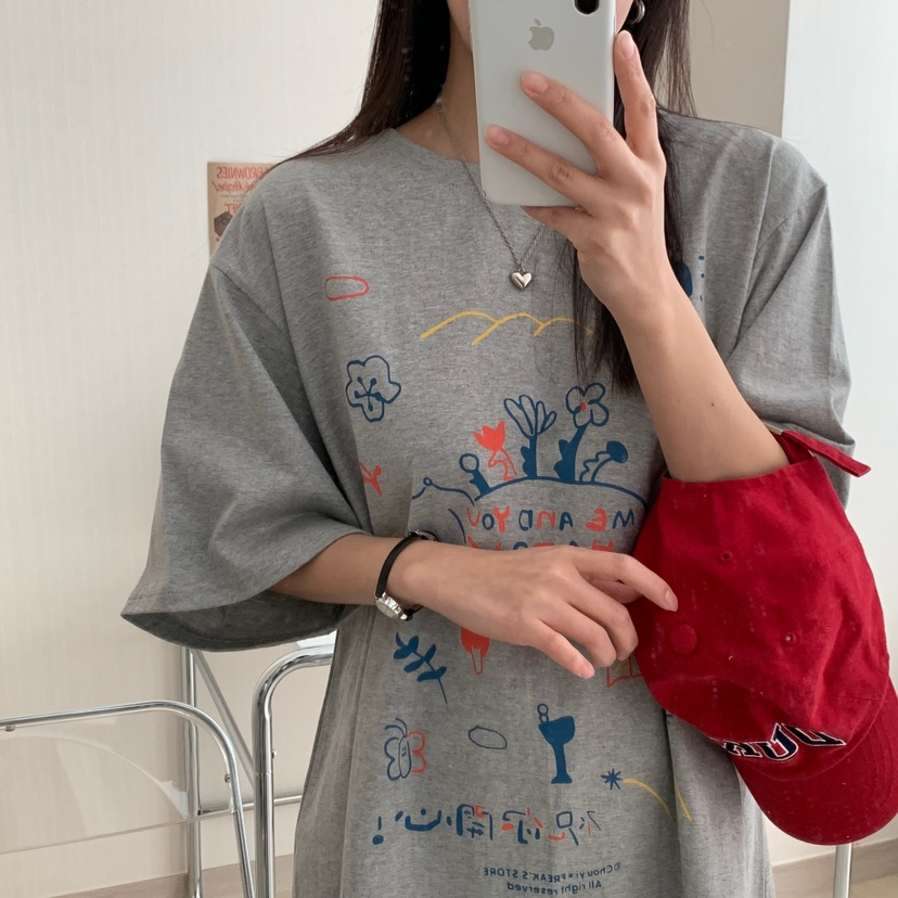 FROMJINI韓國直郵㊣東大門實拍女裝新款人氣職業休閑時尚T恤FROMJINIT恤