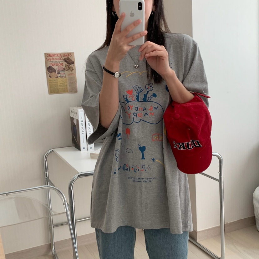 FROMJINI韓國直郵㊣東大門實拍女裝新款人氣職業休閑時尚T恤FROMJINIT恤