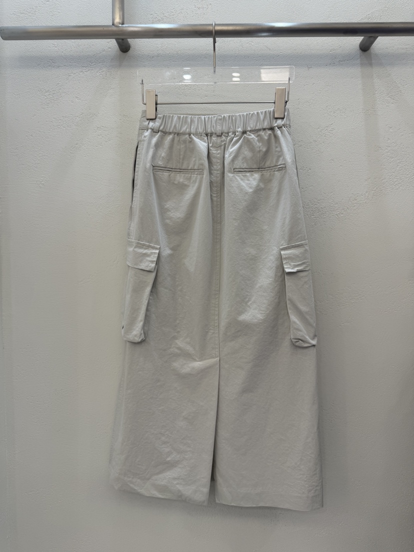 MOST OF ALL U韓國直郵㊣東大門實拍女裝新款休閑長裙口袋MOST OF ALL U長裙