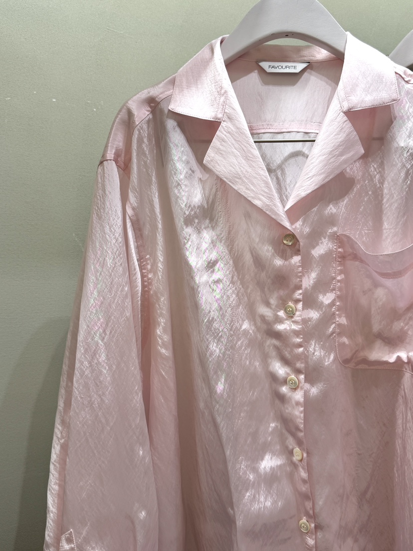 FAVE直郵韓國代購㊣女裝新品人氣25春夏休閑熱賣襯衫蕾絲衫FAVOURITE襯衫/蕾絲衫
