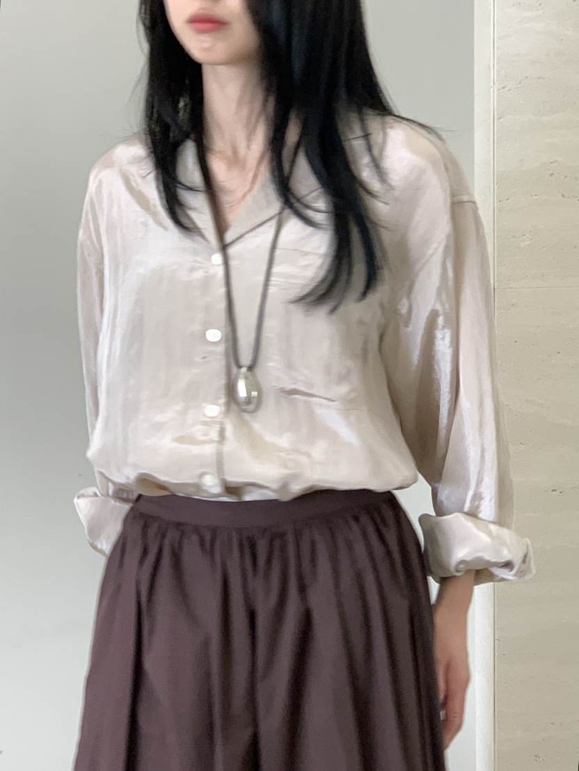 FAVE直郵韓國代購㊣女裝新品人氣25春夏休閑熱賣襯衫蕾絲衫FAVOURITE襯衫/蕾絲衫
