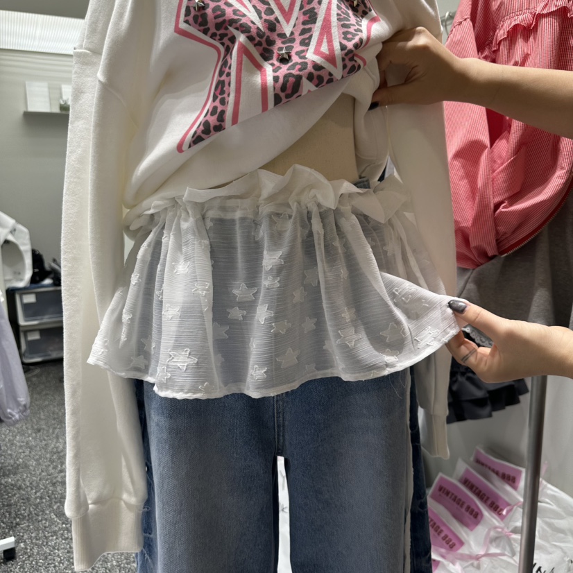 VINTAGE 888韓國直郵㊣東大門實拍女裝新款25春夏短裙腰帶VINTAGE888/TRIPLE EIGHT短裙