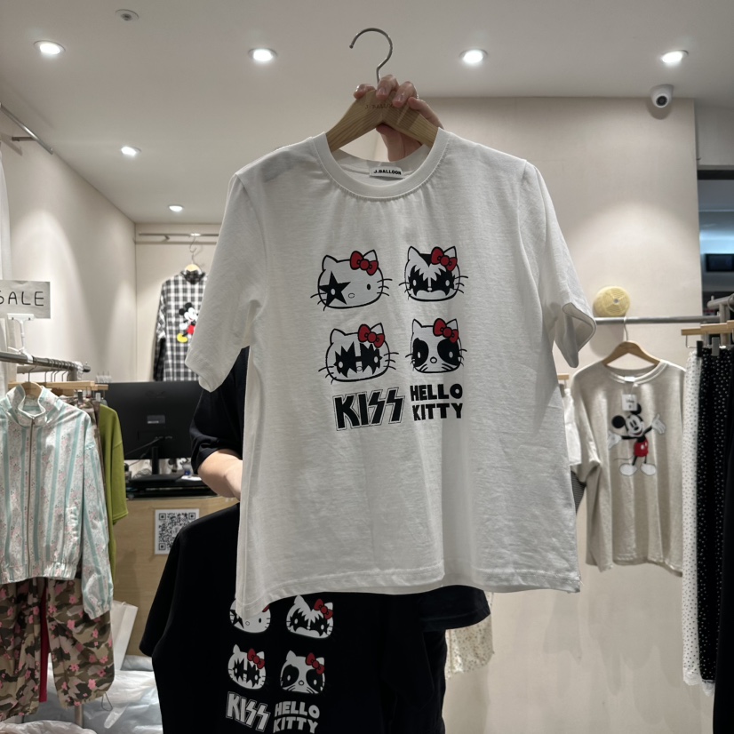 J.BALLOON韓國直郵㊣女裝新品休閑熱賣職業推薦25春夏時尚T恤J.BALLOONT恤