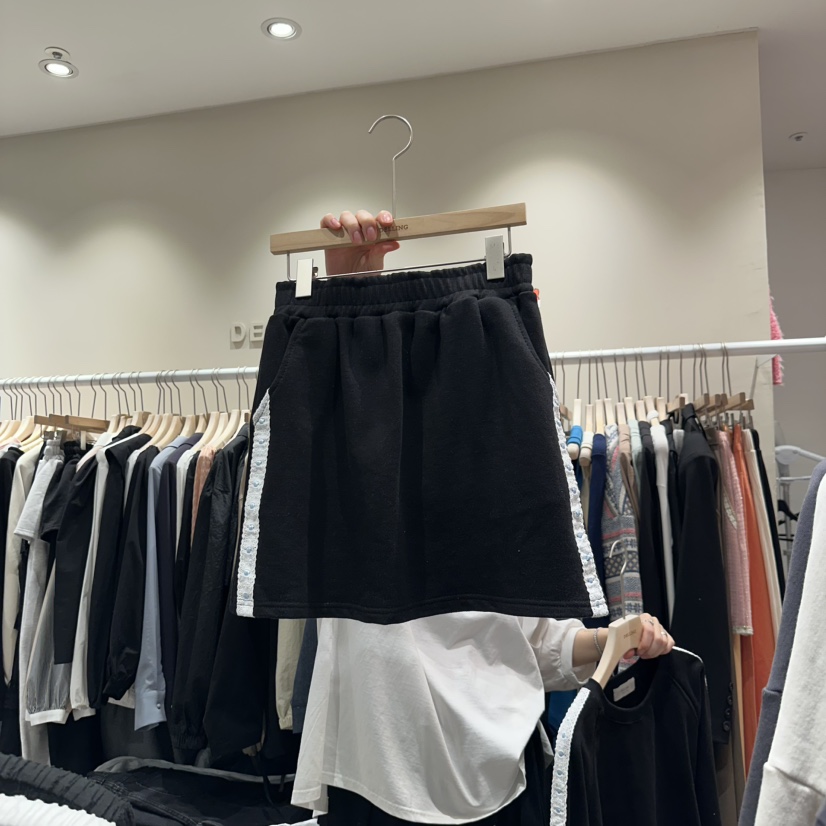 DELLING韓國㊣直郵東大門代購女裝新款休閑時尚推薦25春夏短裙DELLING短裙圖色2