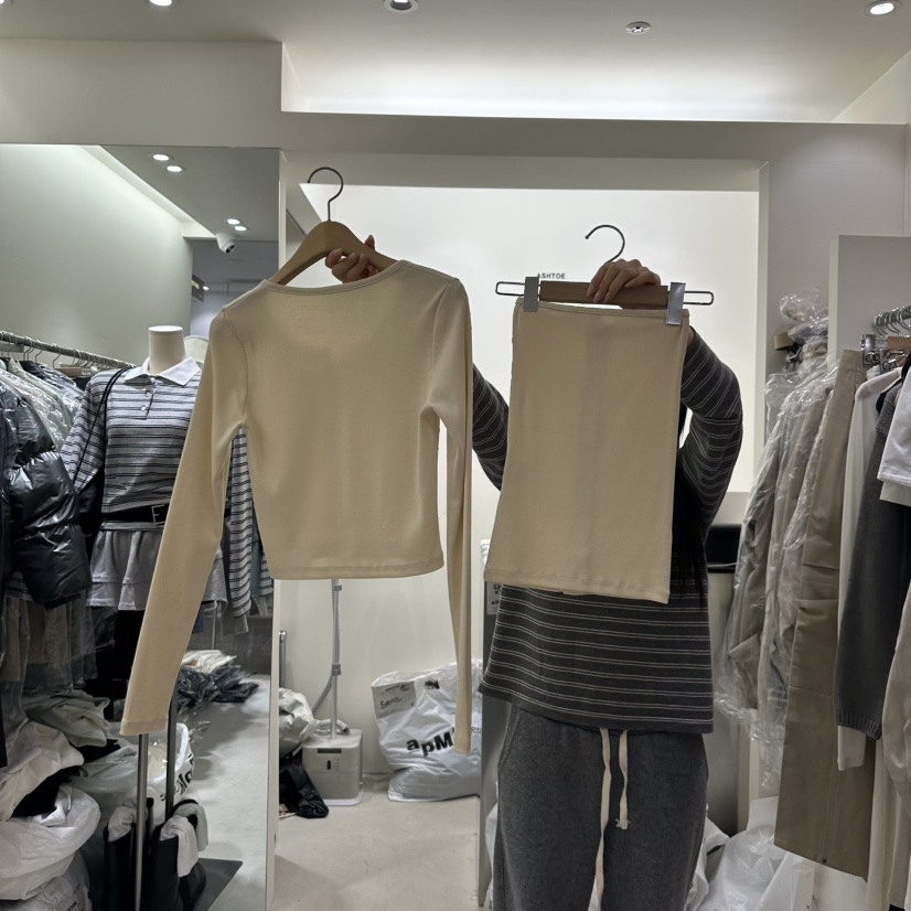 ASHTOE韓國直郵㊣東大門實拍女裝新品職業套裝兩件套套裝開衫ASHTOE套裝