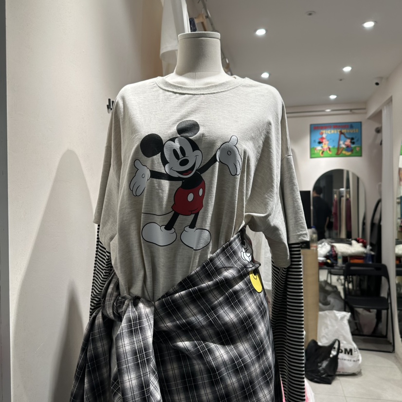 J.BALLOON韓國㊣直郵東大門代購女裝新品人氣長袖T恤假兩件J.BALLOON長袖T恤圖色1